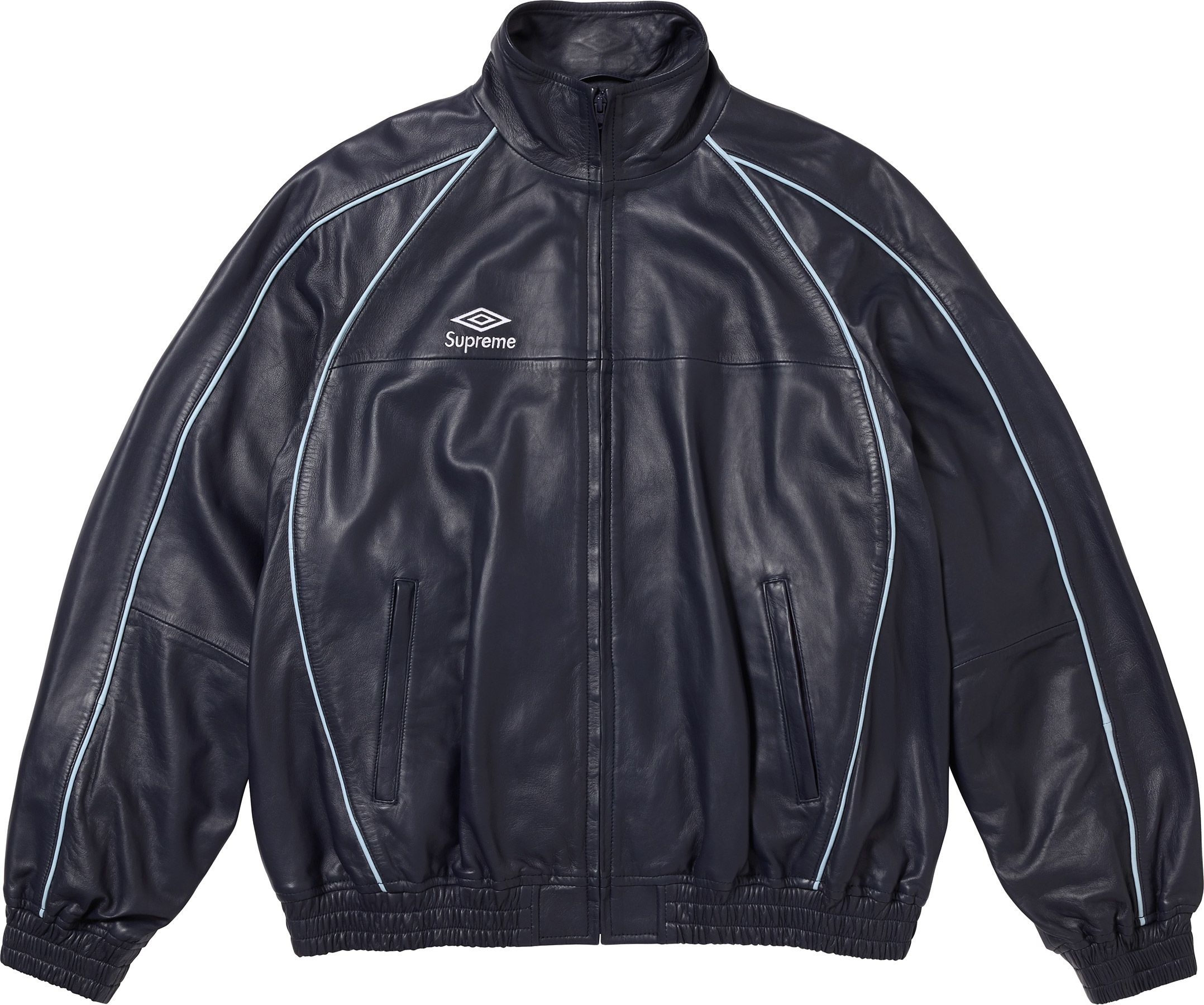 Supreme®/Umbro® Leather Track Jacket view 14